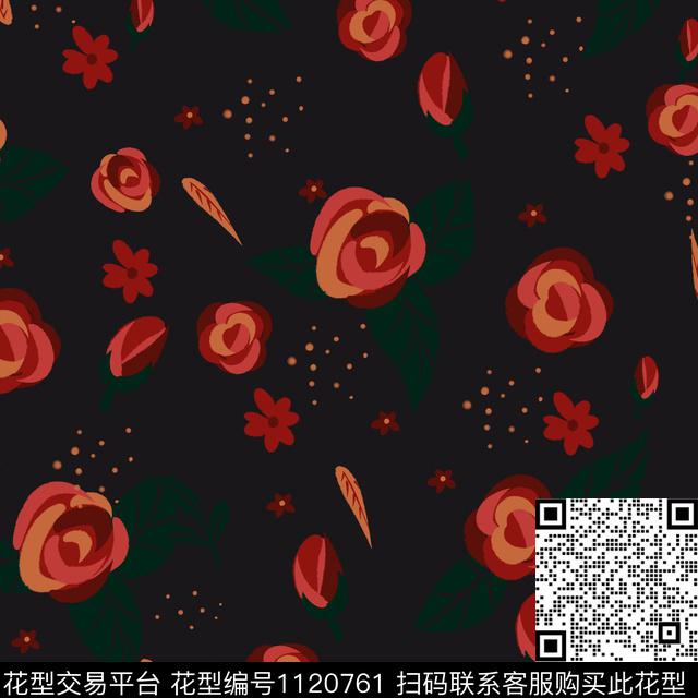 数码华亿平台花卉田园数码印花华亿平台下载（图片编号: 1120761） - 瓦栏（Walan）