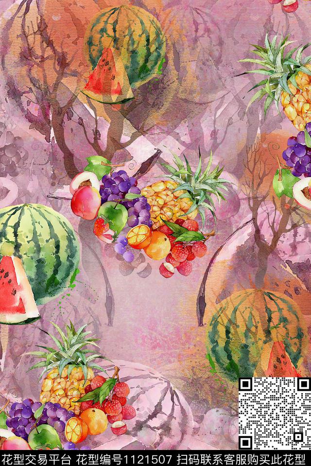 数码华亿平台春夏华亿平台大牌风数码印花华亿平台下载（图片编号: 1121507） - 瓦栏（Walan）