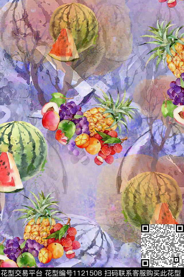 数码华亿平台春夏华亿平台大牌风数码印花华亿平台下载（图片编号: 1121508） - 瓦栏（Walan）