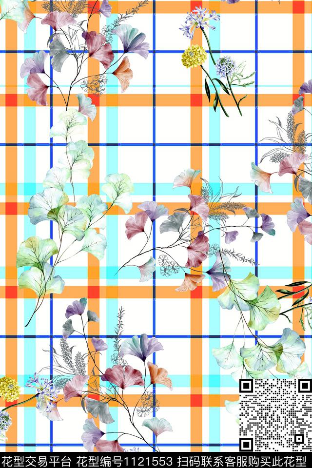 女装数码华亿平台花卉数码印花华亿平台下载（图片编号: 1121553） - 瓦栏（Walan）
