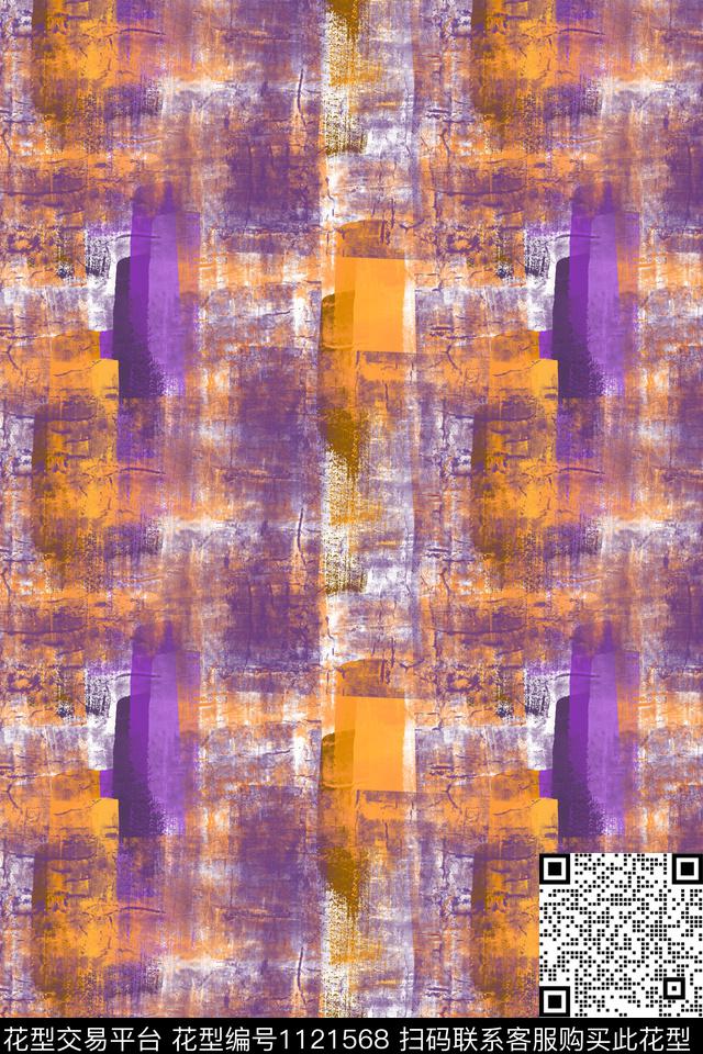 肌理图案精致几何手绘线条笔触数码印花华亿平台下载（图片编号: 1121568） - 瓦栏（Walan）