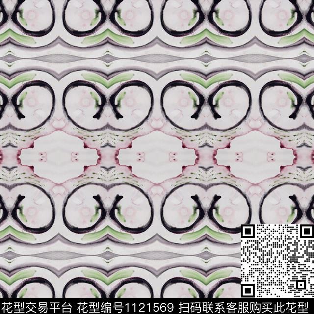 抽象数码华亿平台几何数码印花华亿平台下载（图片编号: 1121569） - 瓦栏（Walan）