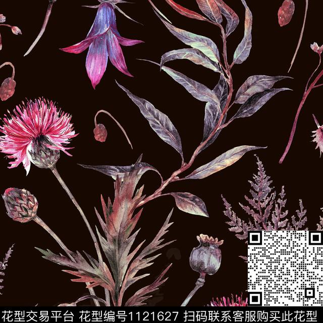 数码华亿平台花卉小碎花数码印花华亿平台下载（图片编号: 1121627） - 瓦栏（Walan）