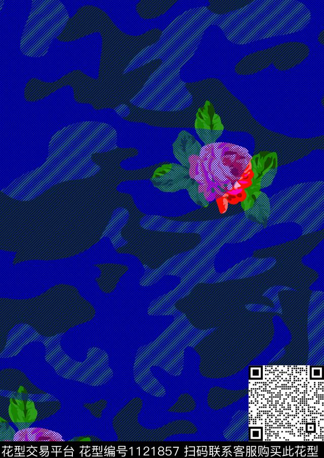 涂鸦女装简约传统印花华亿平台下载（图片编号: 1121857） - 瓦栏（Walan）