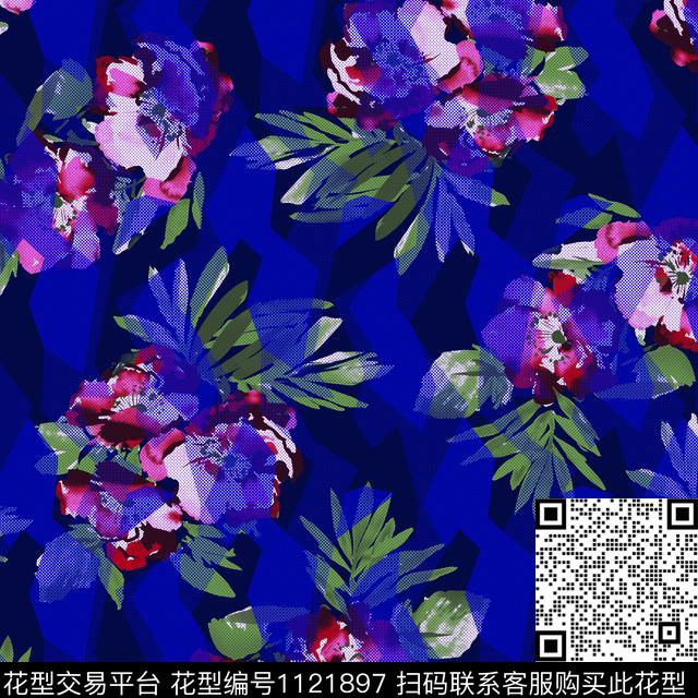 涂鸦女装简约传统印花华亿平台下载（图片编号: 1121897） - 瓦栏（Walan）