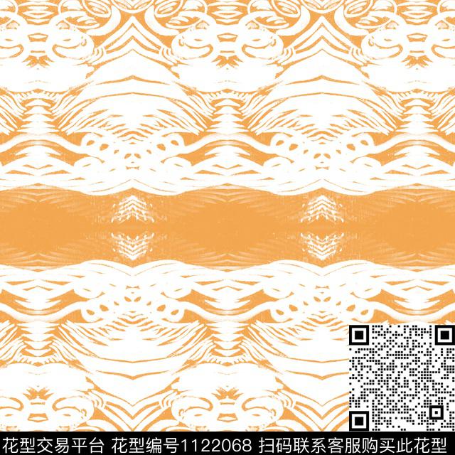 抽象数码华亿平台手绘数码印花华亿平台下载（图片编号: 1122068） - 瓦栏（Walan）