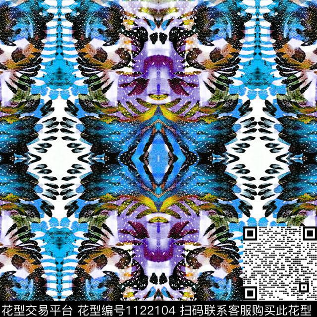 抽象数码华亿平台大牌风数码印花华亿平台下载（图片编号: 1122104） - 瓦栏（Walan）