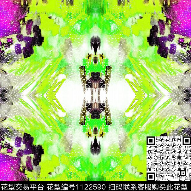 抽象数码华亿平台大牌风数码印花华亿平台下载（图片编号: 1122590） - 瓦栏（Walan）