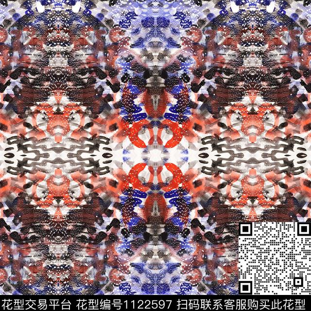 渐变抽象数码华亿平台数码印花华亿平台下载（图片编号: 1122597） - 瓦栏（Walan）