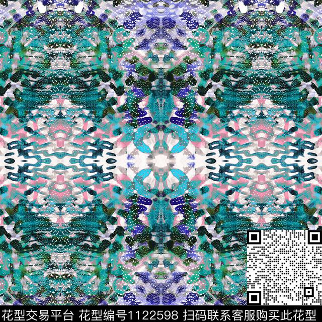 渐变抽象数码华亿平台数码印花华亿平台下载（图片编号: 1122598） - 瓦栏（Walan）