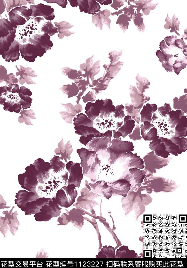 花卉女装数码华亿平台数码印花华亿平台下载（图片编号: 1123227） - 瓦栏（Walan）