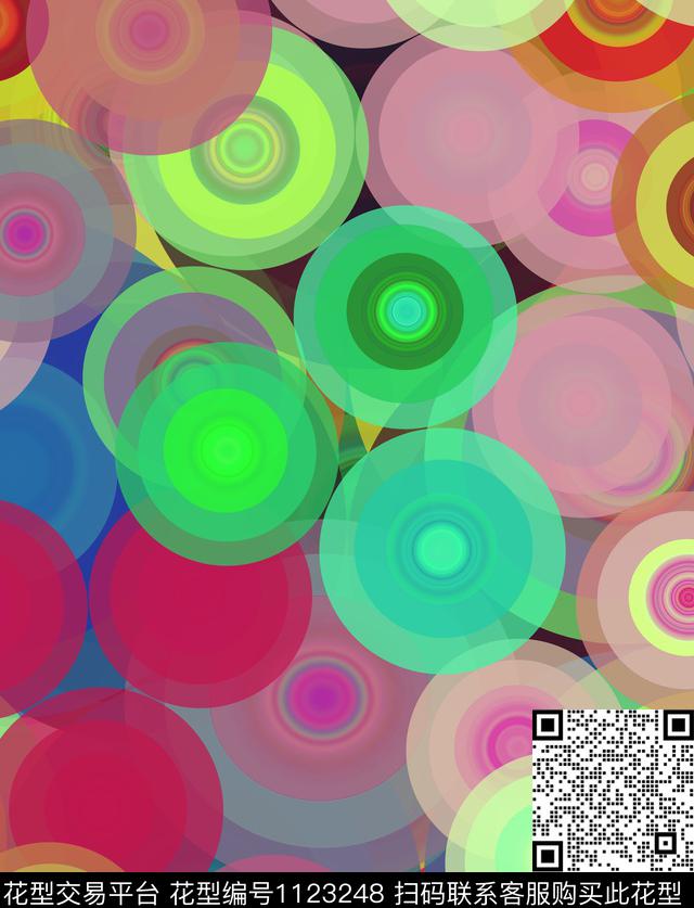 混合拼接抽象几何数码印花华亿平台下载（图片编号: 1123248） - 瓦栏（Walan）