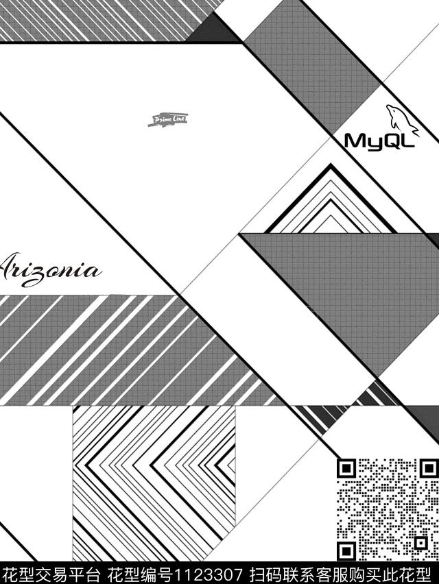 男装创意艺术传统印花华亿平台下载（图片编号: 1123307） - 瓦栏（Walan）