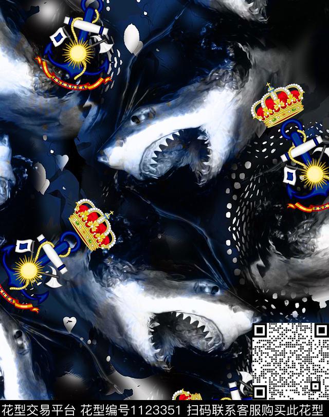 数码华亿平台男装鲨鱼数码印花华亿平台下载（图片编号: 1123351） - 瓦栏（Walan）