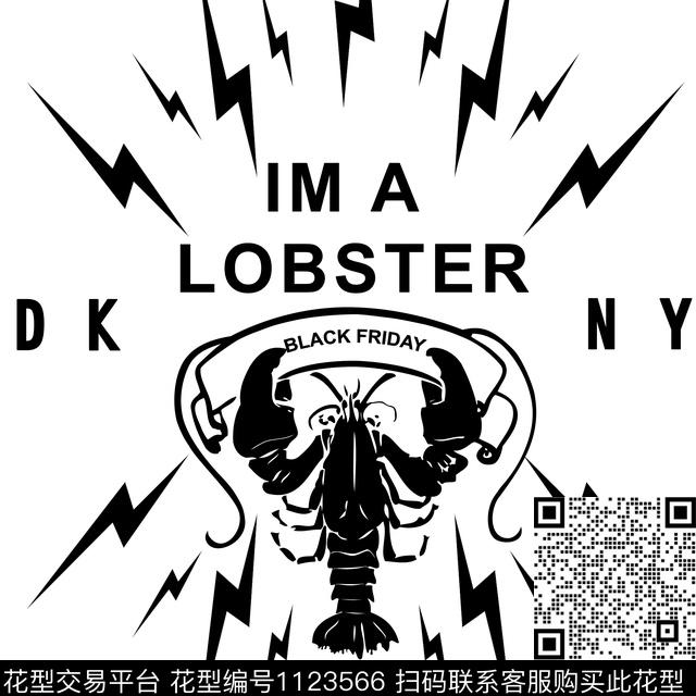 男装大牌风闪电字母印花传统印花华亿平台下载（图片编号: 1123566） - 瓦栏（Walan）