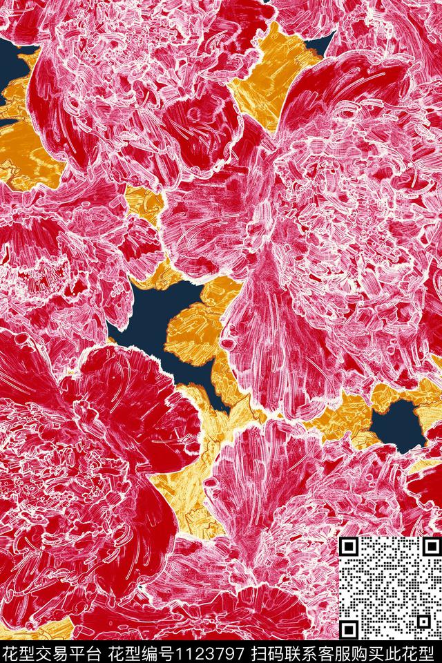 礼服女装和服传统印花华亿平台下载（图片编号: 1123797） - 瓦栏（Walan）