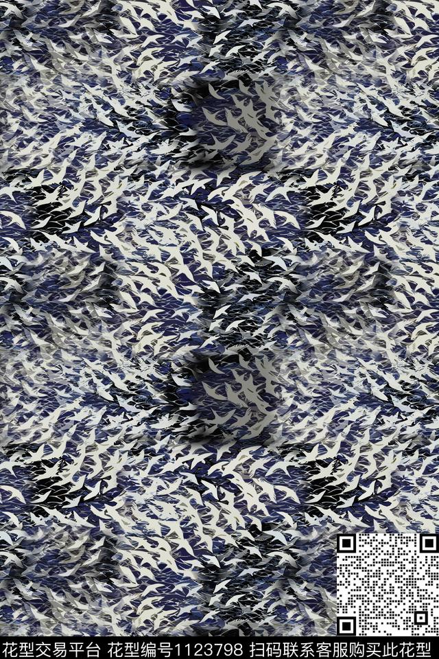 抽象肌理动物纹数码印花华亿平台下载（图片编号: 1123798） - 瓦栏（Walan）