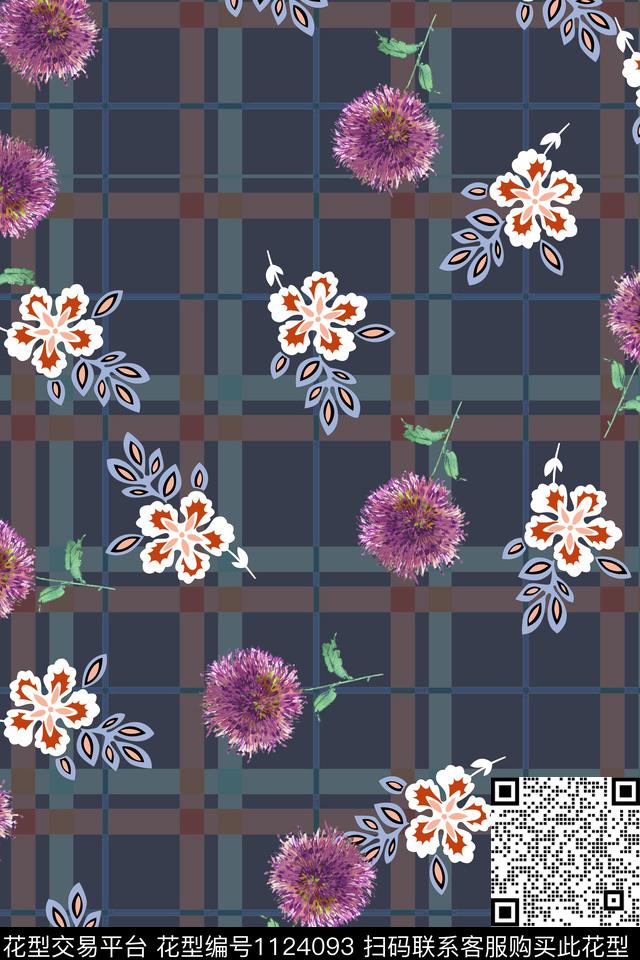 小碎花数码华亿平台满版散花数码印花华亿平台下载（图片编号: 1124093） - 瓦栏（Walan）