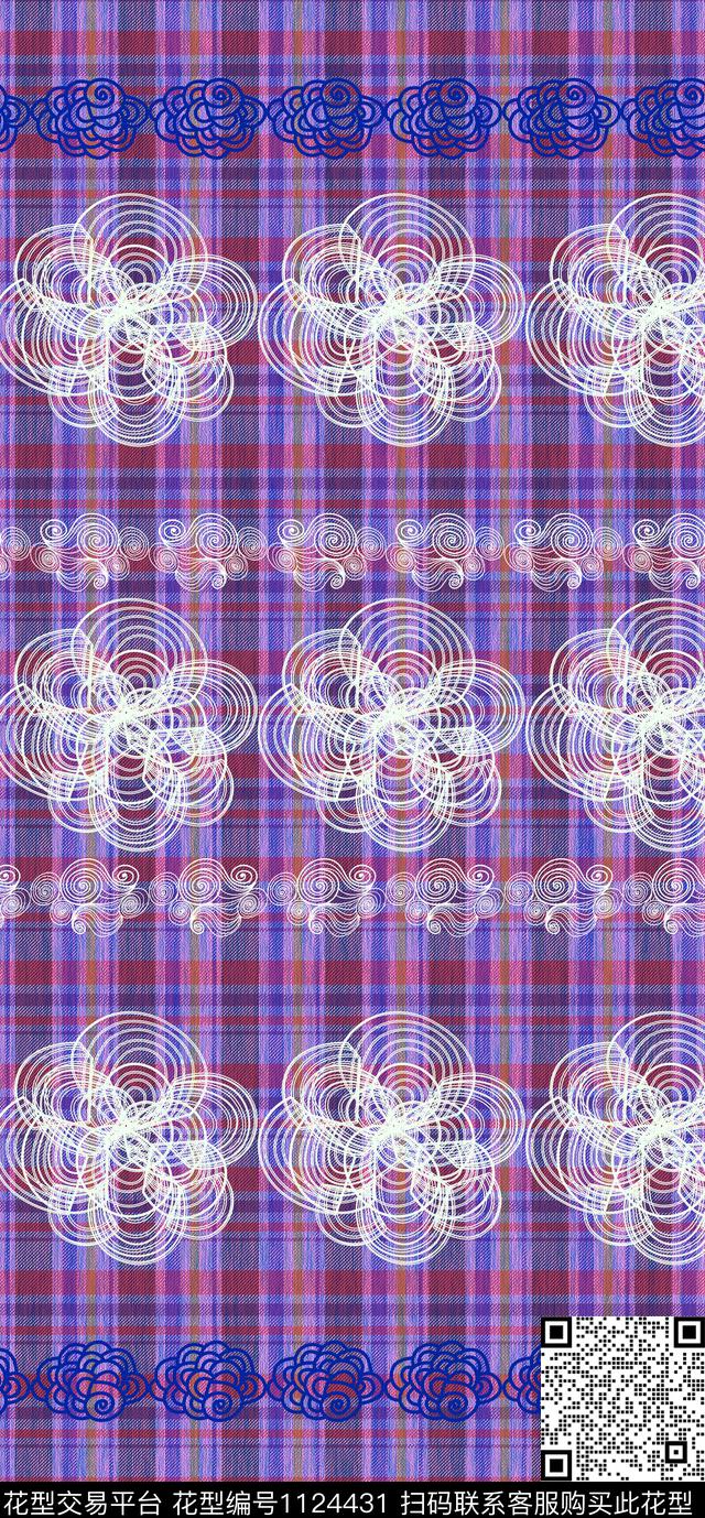 抽象数码华亿平台大牌风数码印花华亿平台下载（图片编号: 1124431） - 瓦栏（Walan）