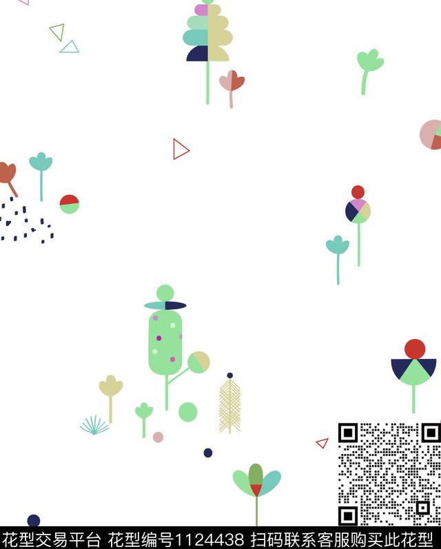 卡通童装面料数码印花华亿平台下载（图片编号: 1124438） - 瓦栏（Walan）