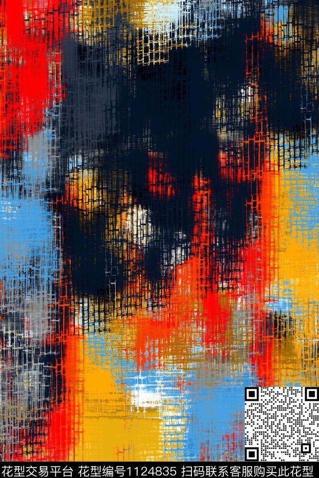 男装运动服抽象传统印花华亿平台下载（图片编号: 1124835） - 瓦栏（Walan）