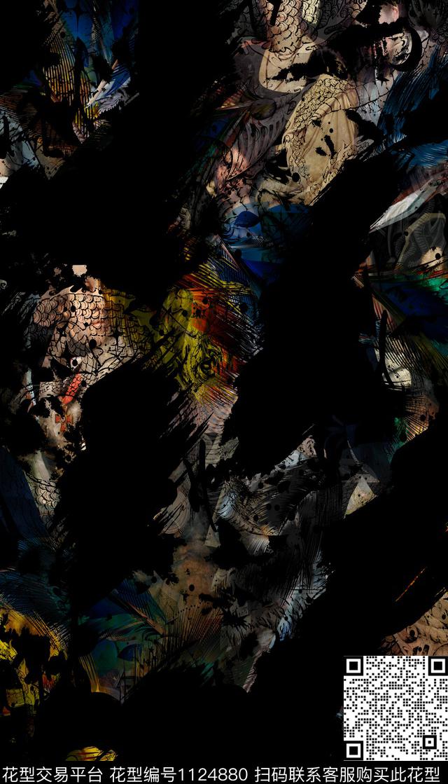 男装动物大牌风数码印花华亿平台下载（图片编号: 1124880） - 瓦栏（Walan）