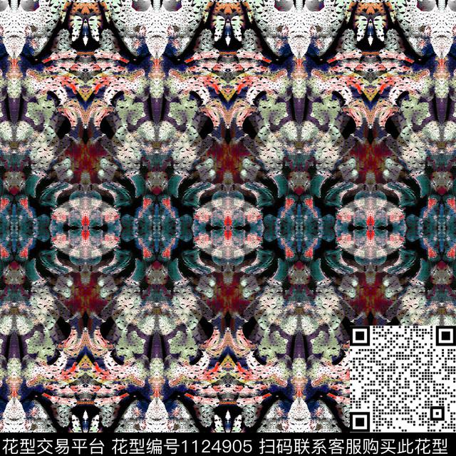 床品手绘花卉数码华亿平台数码印花华亿平台下载（图片编号: 1124905） - 瓦栏（Walan）