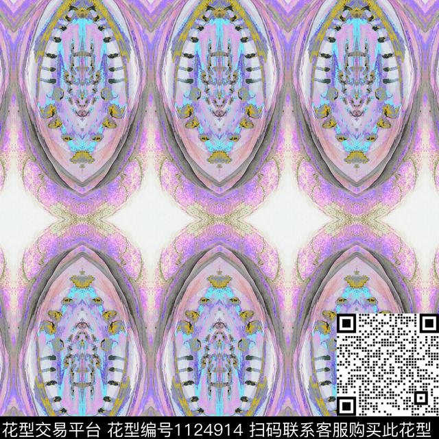 床品手绘花卉数码华亿平台数码印花华亿平台下载（图片编号: 1124914） - 瓦栏（Walan）