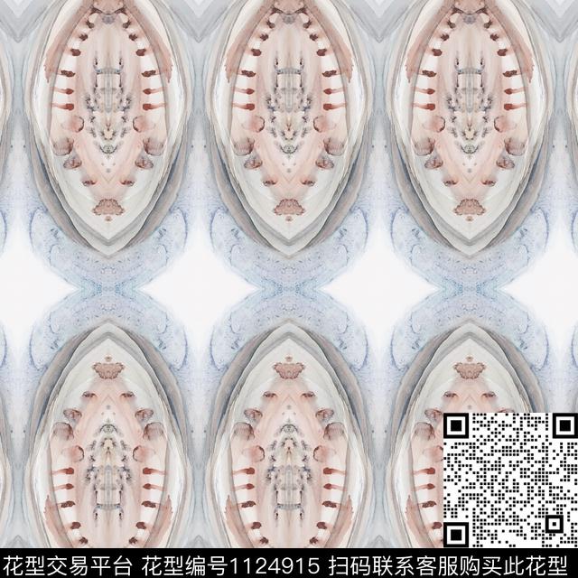 床品手绘花卉数码华亿平台数码印花华亿平台下载（图片编号: 1124915） - 瓦栏（Walan）