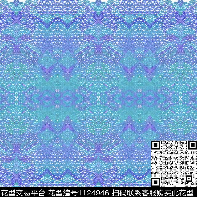 数码华亿平台几何抽象数码印花华亿平台下载（图片编号: 1124946） - 瓦栏（Walan）