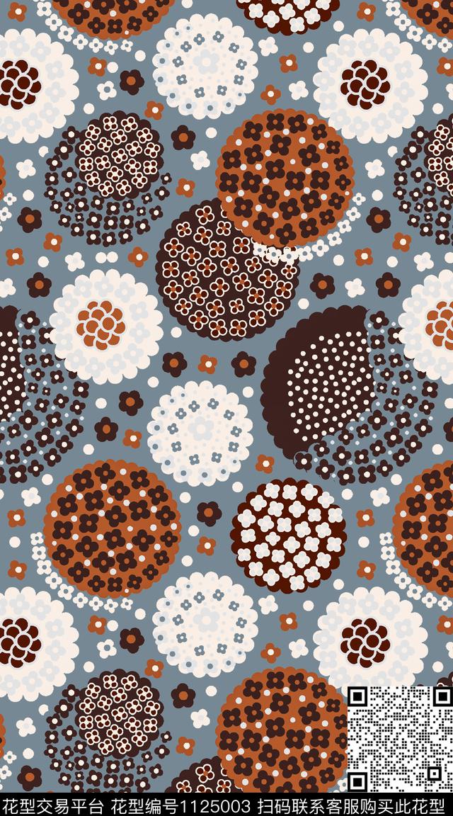 数码华亿平台几何大牌风数码印花华亿平台下载（图片编号: 1125003） - 瓦栏（Walan）