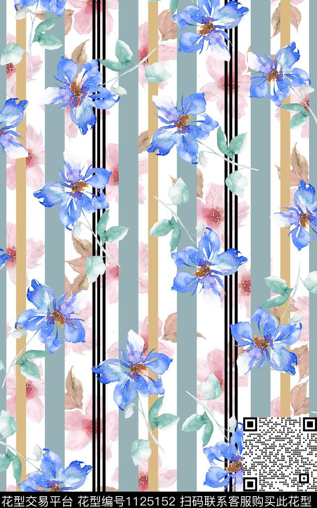 花卉女装数码华亿平台数码印花华亿平台下载（图片编号: 1125152） - 瓦栏（Walan）