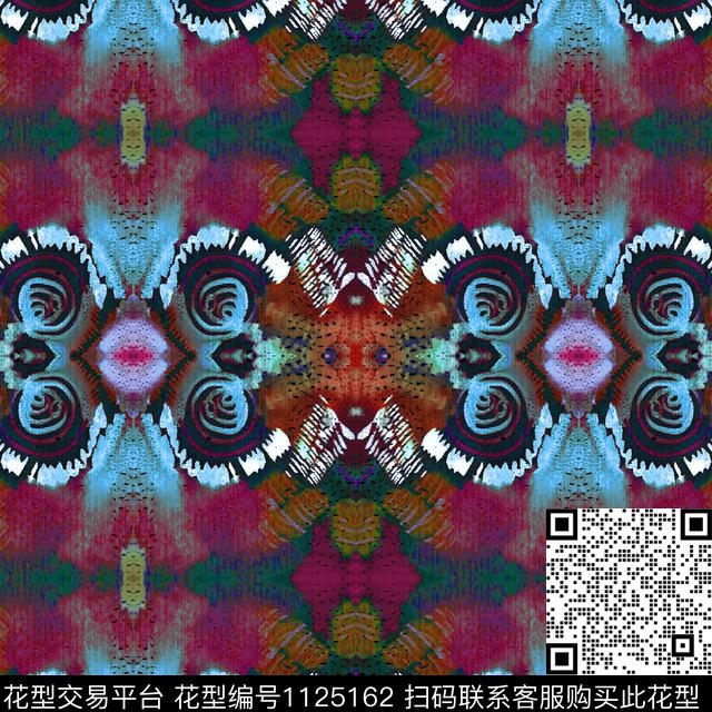 数码华亿平台几何抽象数码印花华亿平台下载（图片编号: 1125162） - 瓦栏（Walan）