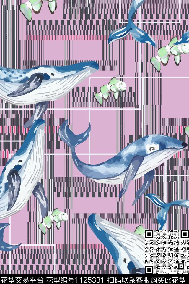 花卉航海素雅数码印花华亿平台下载（图片编号: 1125331） - 瓦栏（Walan）