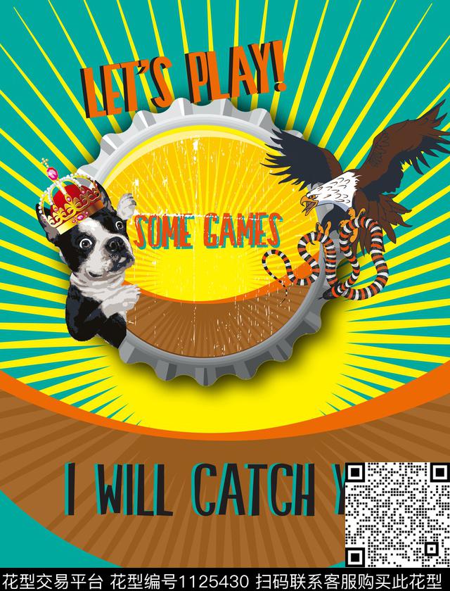 男装胸前独幅数码印花华亿平台下载（图片编号: 1125430） - 瓦栏（Walan）