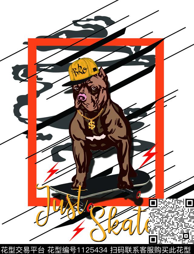 男装胸前独幅数码印花华亿平台下载（图片编号: 1125434） - 瓦栏（Walan）