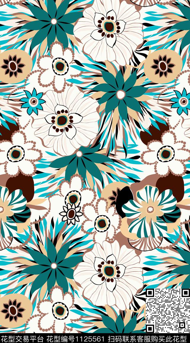 数码华亿平台民族风大牌风数码印花华亿平台下载（图片编号: 1125561） - 瓦栏（Walan）