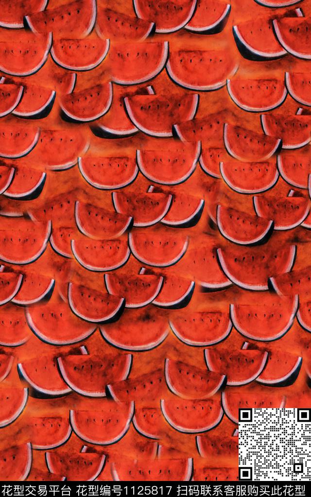 抽象秋冬华亿平台肌理数码印花华亿平台下载（图片编号: 1125817） - 瓦栏（Walan）