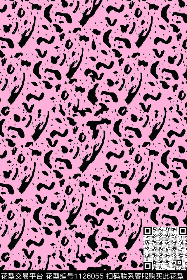 抽象简约文艺传统印花华亿平台下载（图片编号: 1126055） - 瓦栏（Walan）