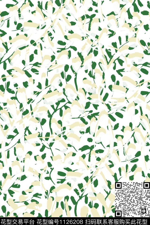 棉麻花卉文艺数码印花华亿平台下载（图片编号: 1126208） - 瓦栏（Walan）