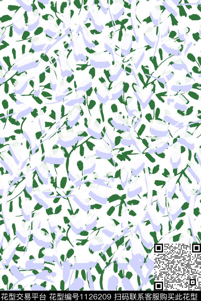 棉麻花卉文艺数码印花华亿平台下载（图片编号: 1126209） - 瓦栏（Walan）