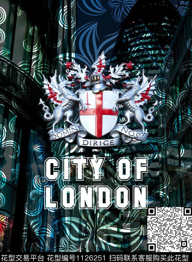 抽象潮牌字母数码印花华亿平台下载（图片编号: 1126251） - 瓦栏（Walan）