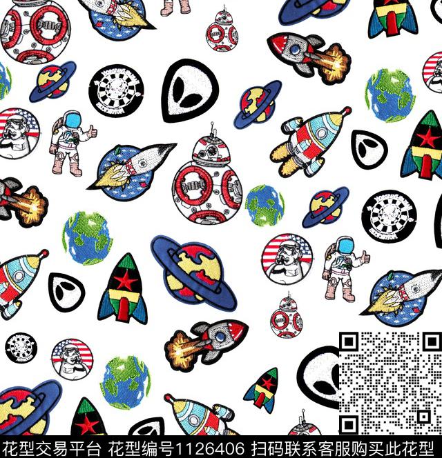 VERSACE新品星空数码印花华亿平台下载（图片编号: 1126406） - 瓦栏（Walan）