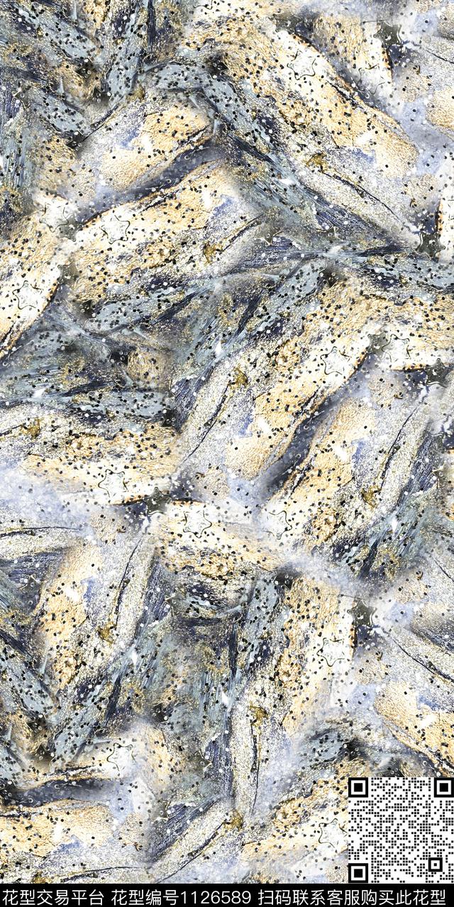 数码华亿平台抽象大牌风数码印花华亿平台下载（图片编号: 1126589） - 瓦栏（Walan）