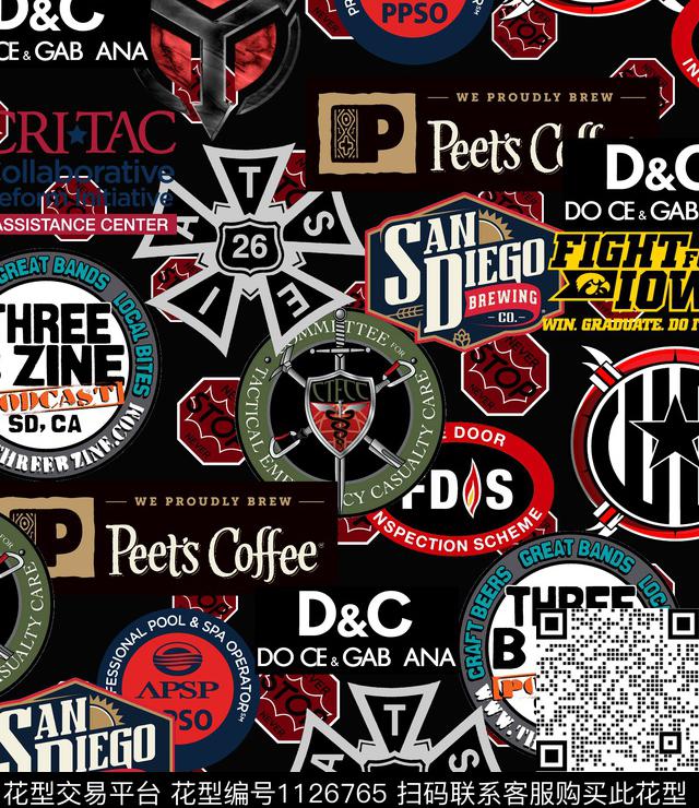 男装几何格子数码印花华亿平台下载（图片编号: 1126765） - 瓦栏（Walan）