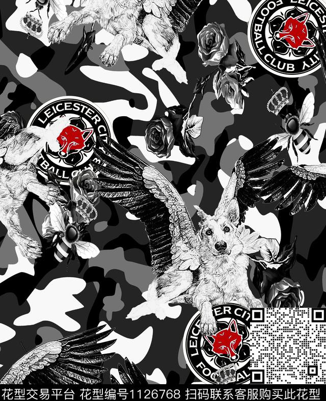 迷彩数码华亿平台动物数码印花华亿平台下载（图片编号: 1126768） - 瓦栏（Walan）