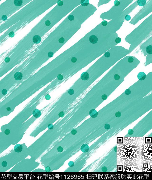 手绘笔触黑白华亿平台数码印花华亿平台下载（图片编号: 1126965） - 瓦栏（Walan）