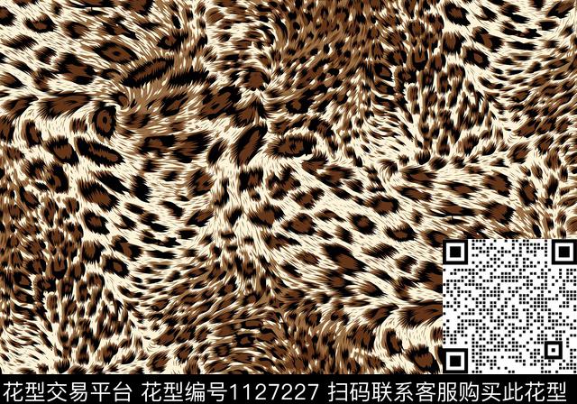 豹纹传统华亿平台大牌风传统印花华亿平台下载（图片编号: 1127227） - 瓦栏（Walan）