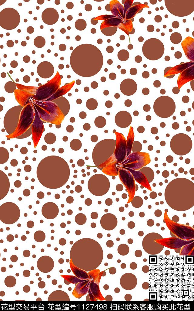 花卉女装数码华亿平台数码印花华亿平台下载（图片编号: 1127498） - 瓦栏（Walan）