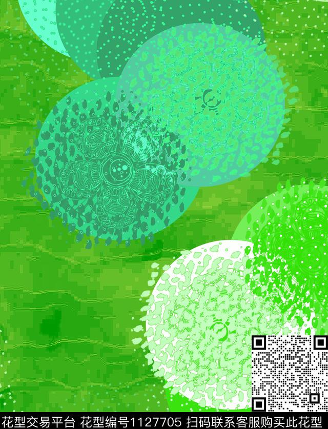 抽象混合拼接几何数码印花华亿平台下载（图片编号: 1127705） - 瓦栏（Walan）